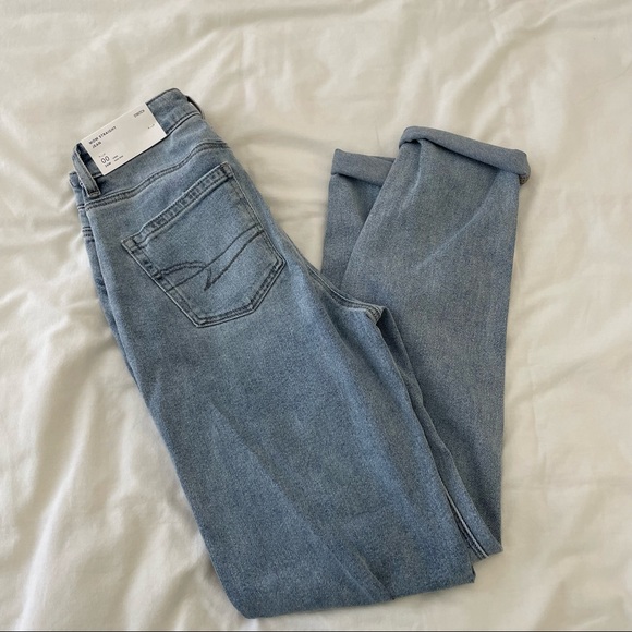 American Eagle Mom Straight Jean 00 - Picture 3 of 7